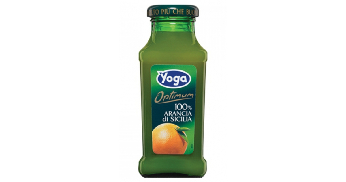 Succo Yoga arancia 100% 0.2l- confezione 24 pz - Conserve italia - Bevande  succhi online