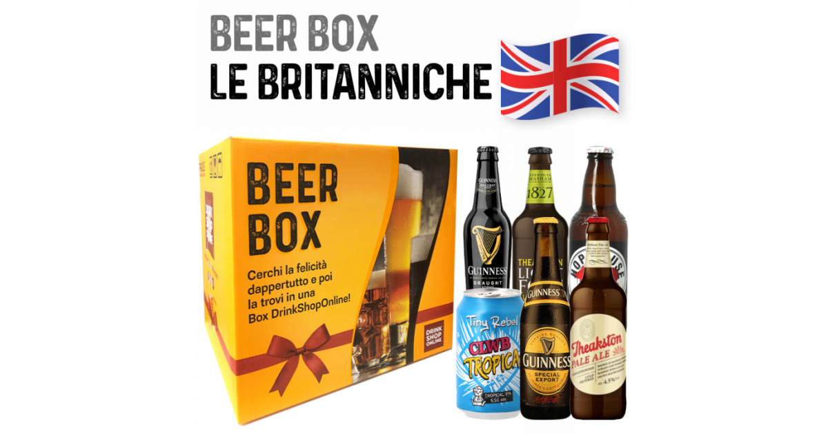 Box regalo selezione birre senza glutine (10 bottiglie + 2 calici birra)