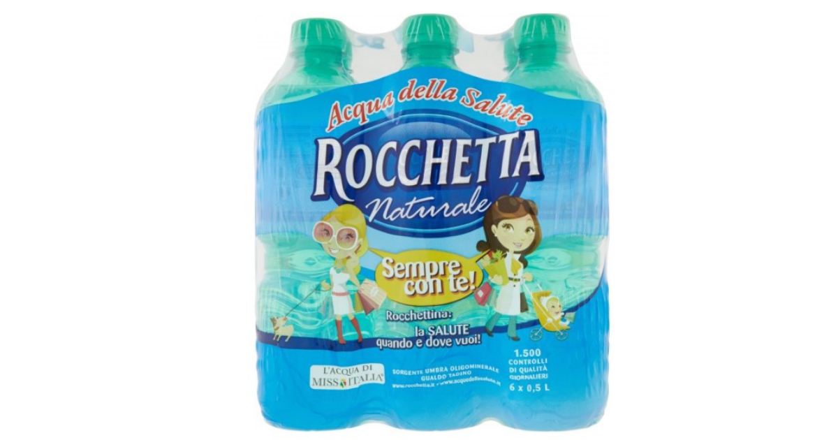 Acqua Rocchetta Naturale 0.5l Pet - Conf. 24 pz - Rocchetta - Bevande Acqua  online