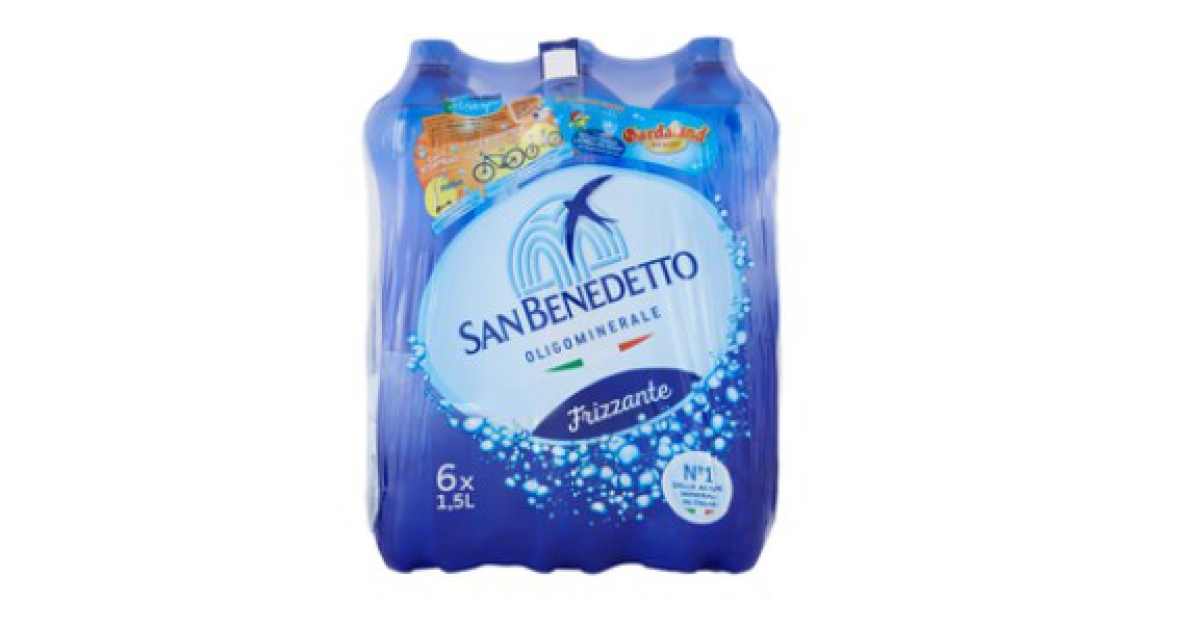 Acqua San Benedetto Frizzante 1.5l Pet - Conf. 6 pz - San Benedetto -  Bevande Acqua online