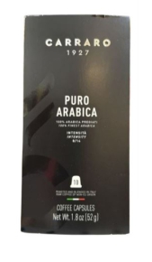 Carraro aroma gusto Pura Arabica X10 Carraro