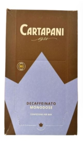 Caffè Cartapani deccaffeinato in cialde x80 Cartapani