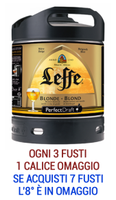 Birra Leffe Blonde Perfect Draft fustino 6 lt online