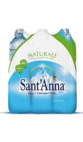 Acqua Sant'Anna Naturale 1.5l - Conf. 6 pz Sant'anna