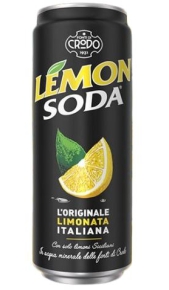 Lemonsoda lattina sleek 0,33 cl Lemonsoda-Crodo