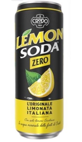 Lemonsoda ZERO lattina 0,33l Lemonsoda-Crodo