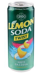 Lemonsoda TWIST GAZZOSA lattina sleek 0,33 cl Lemonsoda-Crodo