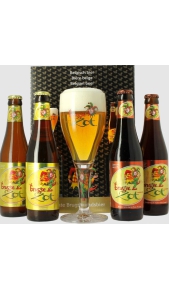 Confezione Birra Brugse Zot 4 Bott + bicchiere DE HALVE MAAN