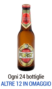 Birra di Natale Forst bottiglie da 0,33l