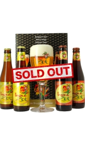 Confezione Birra Brugse Zot 4 Bott + bicchiere DE HALVE MAAN