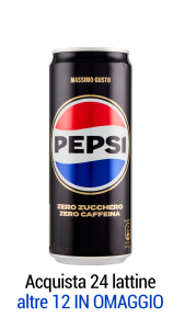 Pepsi Zero Zucchero Zero Caffeina 0,33l lattina Pepsi