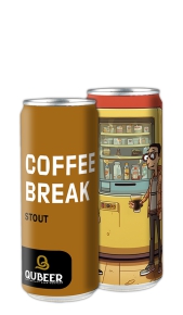 Birra Qubeer Coffee Break STOUT lattina 0,33l QUBEER