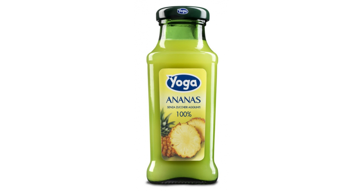 Succo Yoga ananas 0,20 l - confezione 24 pz - Conserve italia - Bevande  succhi online